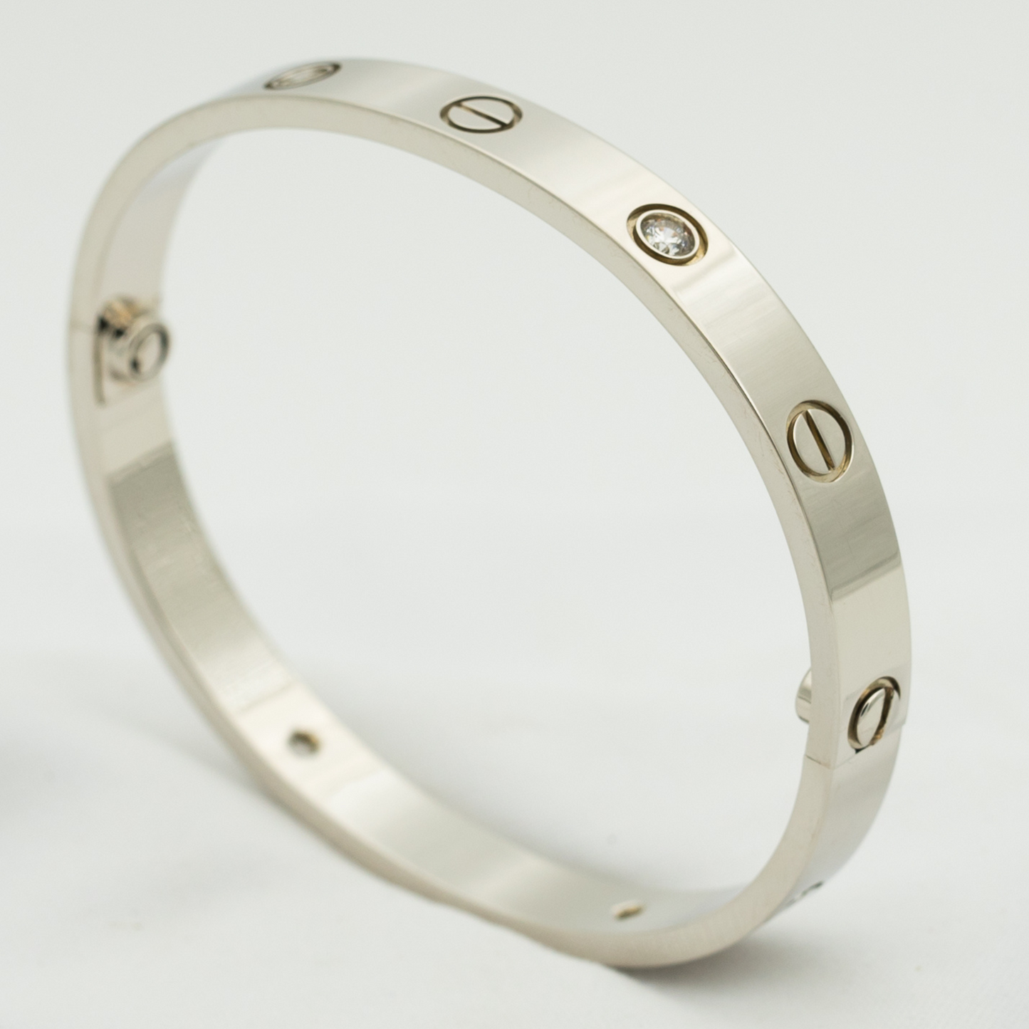 [moco jewelrys]LOVE BRACELET 6.1MM 4 DIAMONDS