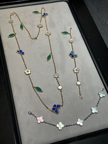 [moco jewelrys] 26 NEW CLOVER 15 MOTIFS LUCKY NECKLACE