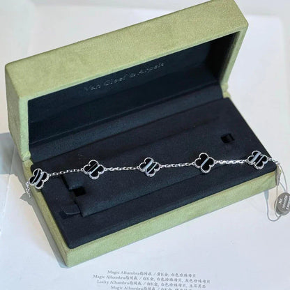 [Moco jewelrys] CLOVER 5 MOTIF PULSAR STONE BRACELET COLLECTION