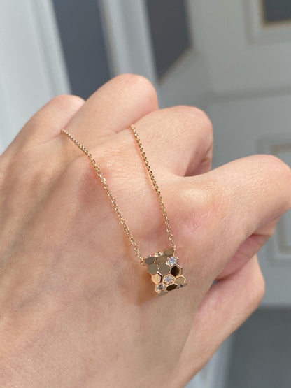 [moco jewelrys]BEE LOVE DIAMANT HALSKETTE