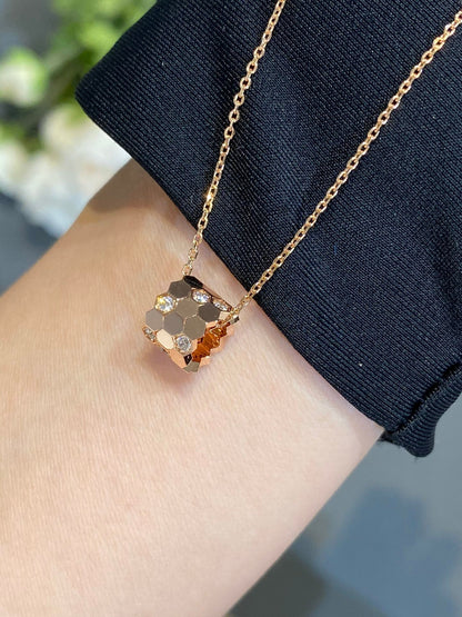 [moco jewelrys]BEE LOVE DIAMANT HALSKETTE