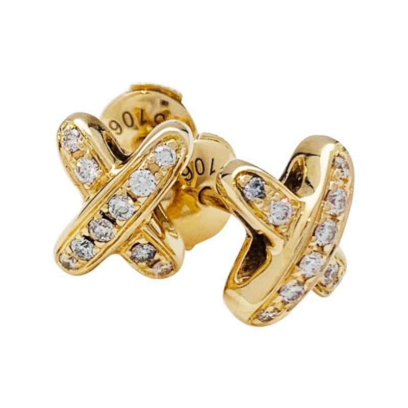 [moco jewelrys]GOLD DIAMANT OHRRINGE SET