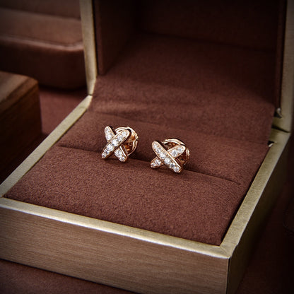[moco jewelrys]GOLD DIAMANT OHRRINGE SET