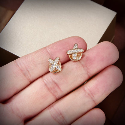 [moco jewelrys]GOLD DIAMANT OHRRINGE SET