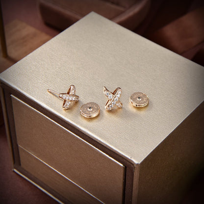 [moco jewelrys]GOLD DIAMANT OHRRINGE SET