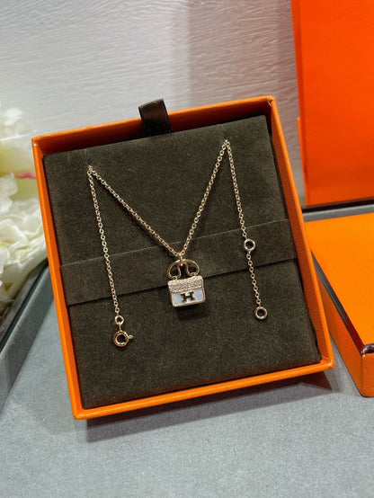 [moco jewelrys]H CIRCE MOISSANITE ANHÄNGER HALSKETTE GOLD