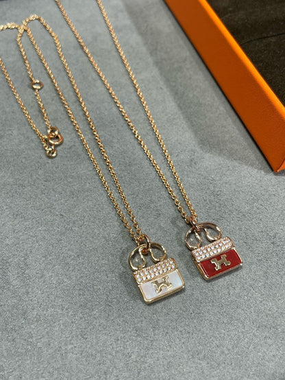 [moco jewelrys]H CIRCE MOISSANITE ANHÄNGER HALSKETTE GOLD