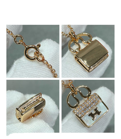 [moco jewelrys]H CIRCE MOISSANITE ANHÄNGER HALSKETTE GOLD