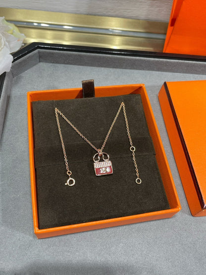 [moco jewelrys]H CIRCE MOISSANITE ANHÄNGER HALSKETTE GOLD
