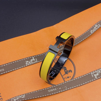 [moco jewelrys]CLIC HM SO BLACK YELLOW ARMREIF