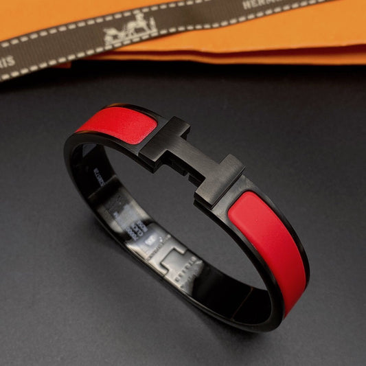 [moco jewelrys]CLIC HM SO BLACK RED BRACELET