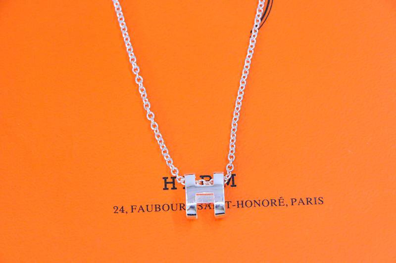 [moco jewelrys]HM NECKLACE H LETTER OVAL SERIES