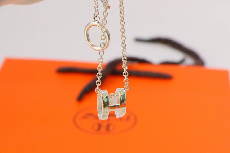 [moco jewelrys]HM NECKLACE H LETTER OVAL SERIES
