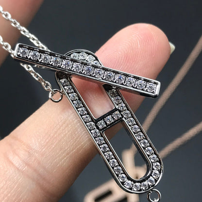 [moco jewelrys]HM-HALSKETTE PLATIN ROSEGOLD DIAMANT