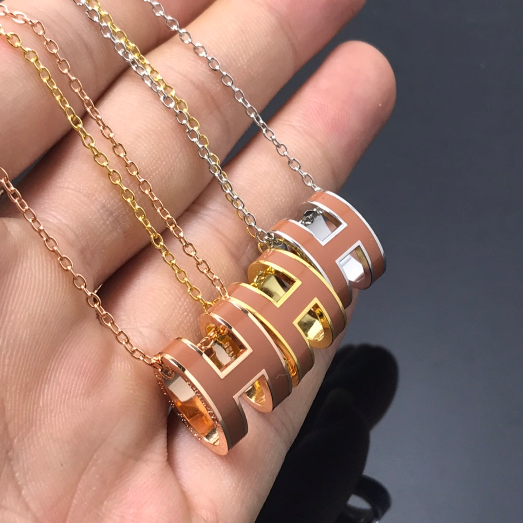 [moco jewelrys]H-HALSKETTE BRAUN