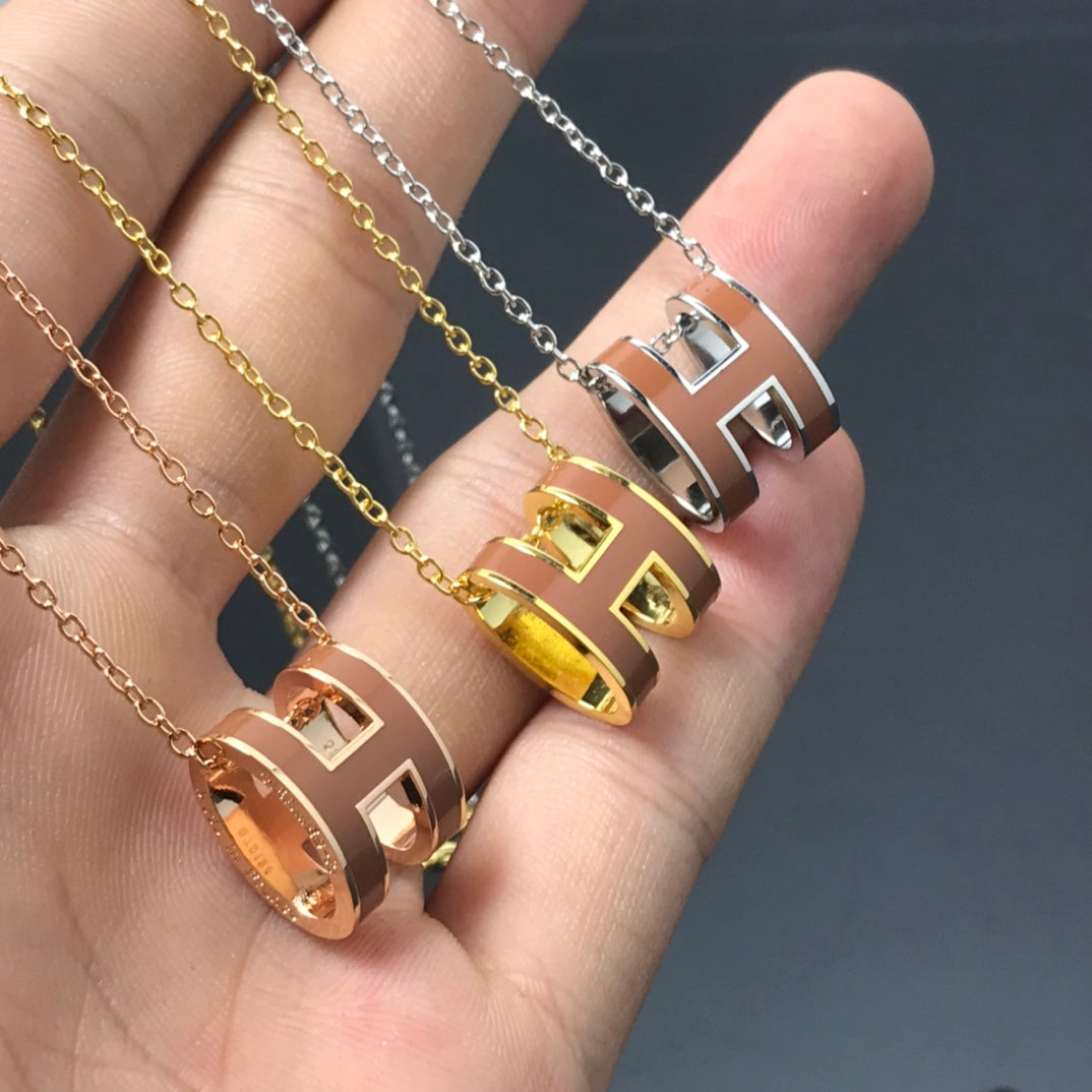 [moco jewelrys]H-HALSKETTE BRAUN