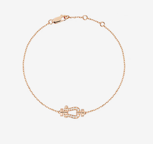[moco jewelrys]FORCE 10 FULL DIAMOND BUCKLE CHAIN LINK MINI MODEL