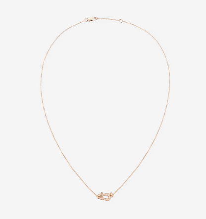 [moco jewelrys]FORCE 10 DIAMANT HALSKETTE AUS ROSÉGOLD MINI MODELL
