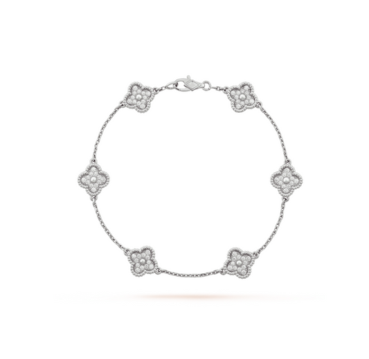 [moco jewelrys]KLEE 6 MOTIV SILBER DIAMANTENARMBAND