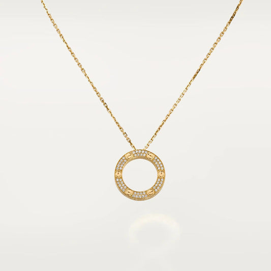 [moco jewelrys]LOVE NECKLACE ADJUSTABLE ROSE GOLD