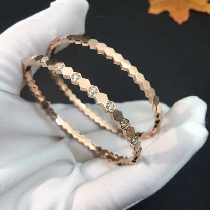 ¡®Moco¡¯BEE LOVE PINK GOLD DIAMOND BRACELET