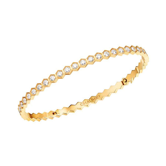 [moco jewelrys]BEE LOVE GOLD BRACELET VOLL DIAMANT