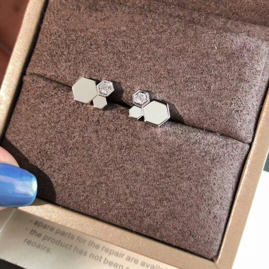 [moco jewelrys]BEE LOVE SILBER DIAMANT OHRRINGE