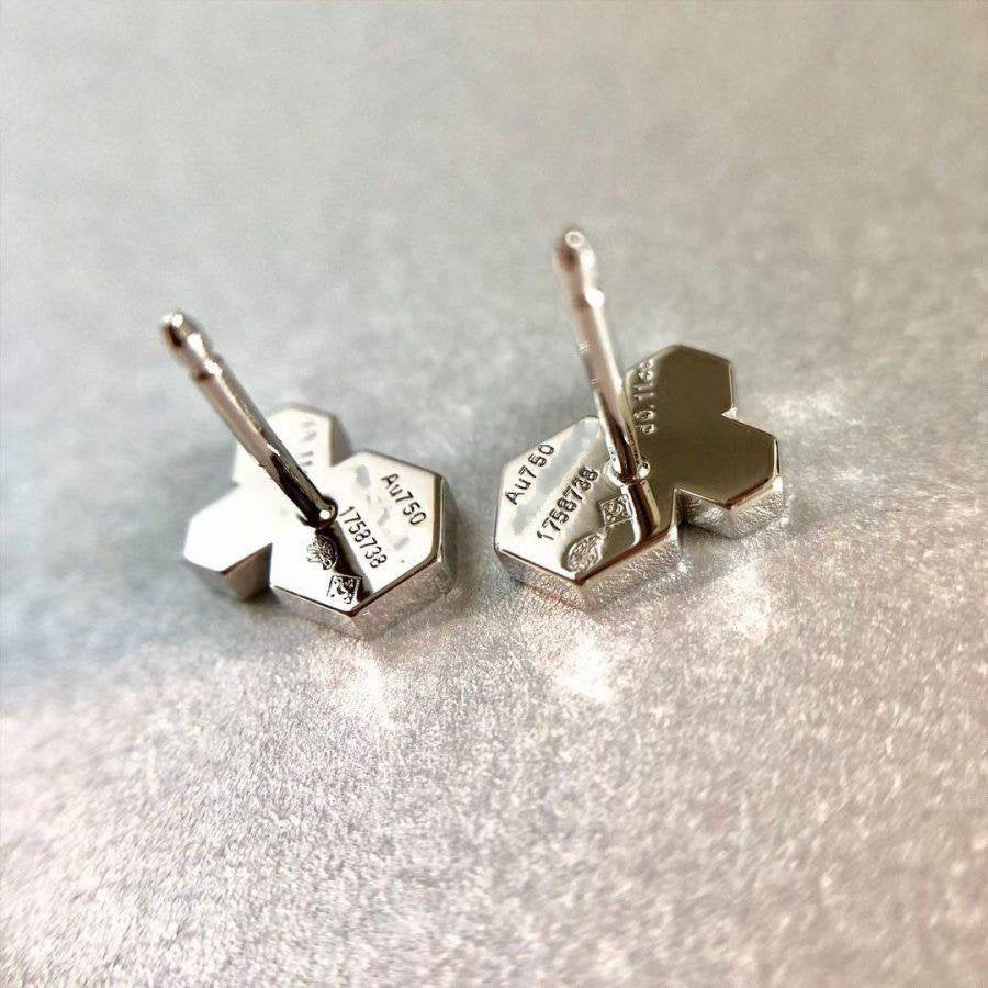 [moco jewelrys]BEE LOVE SILBER DIAMANT OHRRINGE
