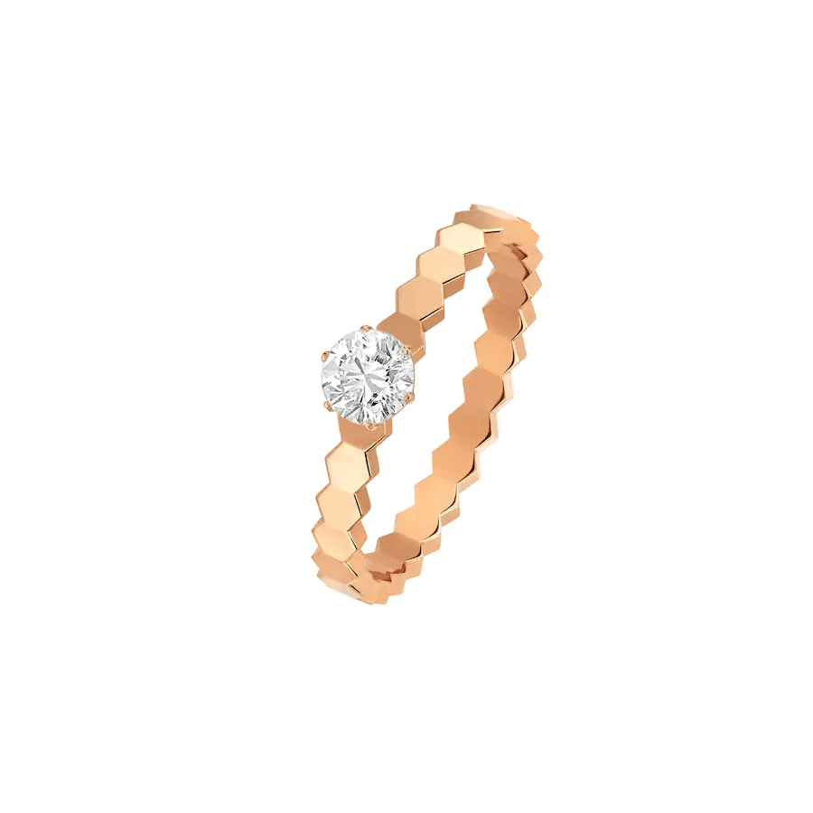 [moco jewelrys]BEE LOVE RING ROSÉGOLD 1 DIAMANT