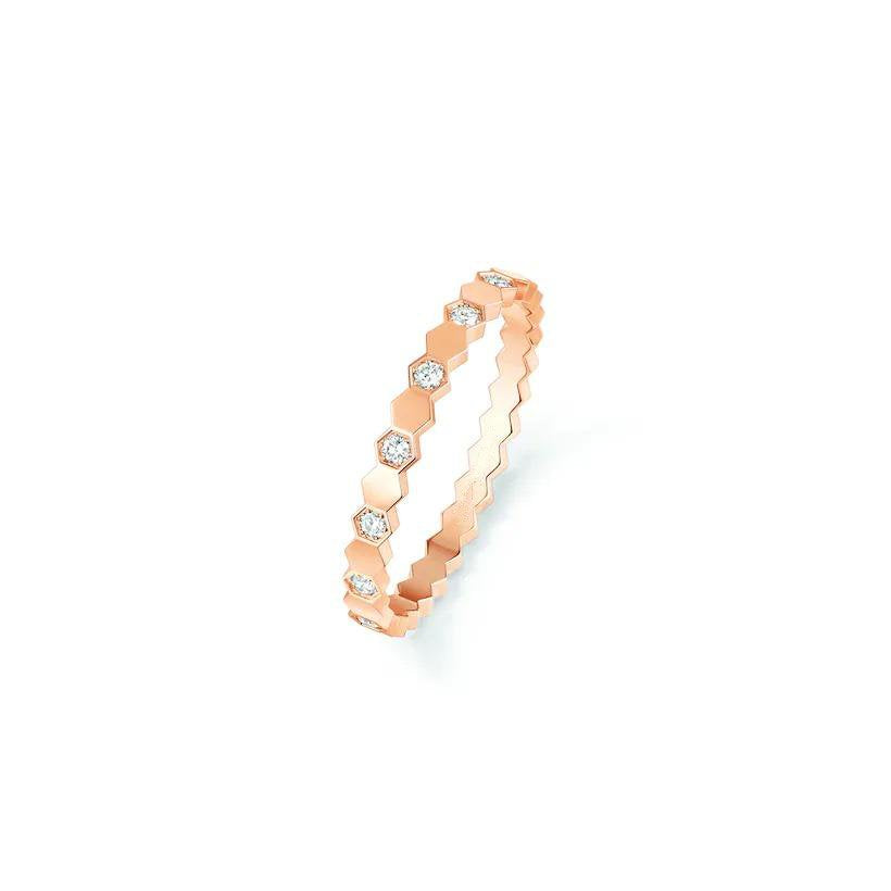 [moco jewelrys]BEE LOVE RING ROSÉGOLD DIAMANT