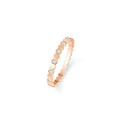 [moco jewelrys]BEE LOVE RING ROSÉGOLD DIAMANT