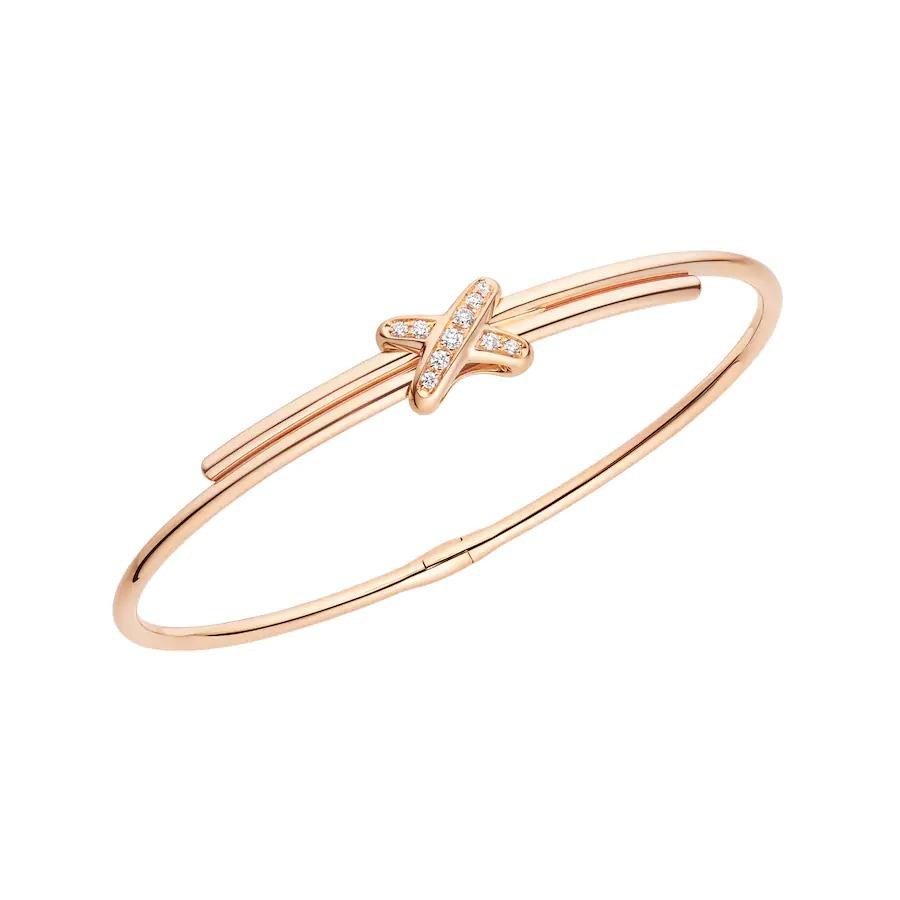 [moco jewelrys]ARMBÄNDER-SET PINK GOLD DIAMONDS
