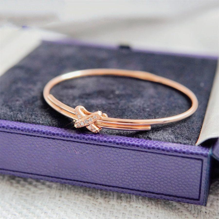 [moco jewelrys]ARMBÄNDER-SET PINK GOLD DIAMONDS