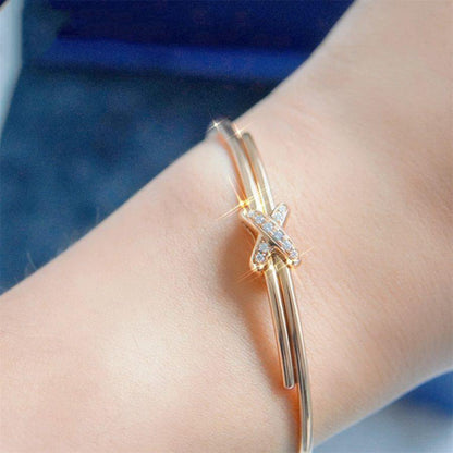 [moco jewelrys]ARMBÄNDER-SET PINK GOLD DIAMONDS