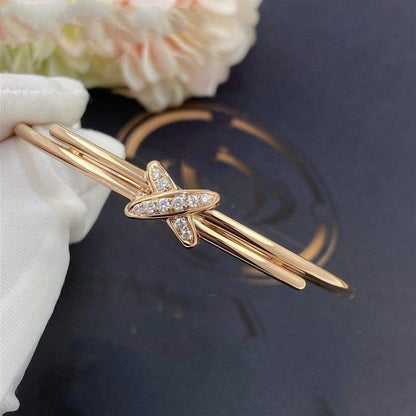 [moco jewelrys]ARMBÄNDER-SET PINK GOLD DIAMONDS