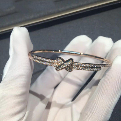 [moco jewelrys]ARMBÄNDER-SET PINKES DIAMANTGOLD