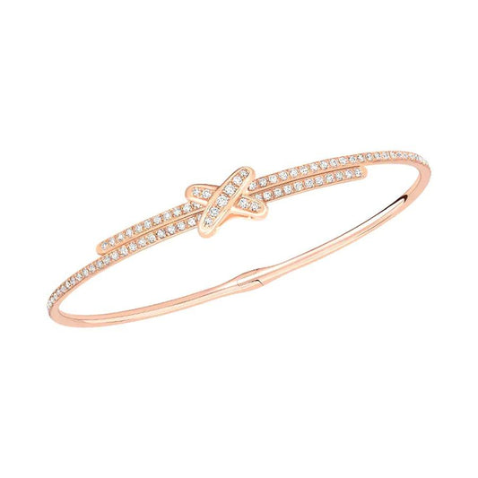 [moco jewelrys]ARMBÄNDER-SET PINKES DIAMANTGOLD