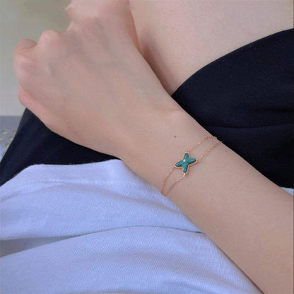 [moco jewelrys]JEUX ARMBAND MALACHIT ROTGOLD 1 DIAMANT