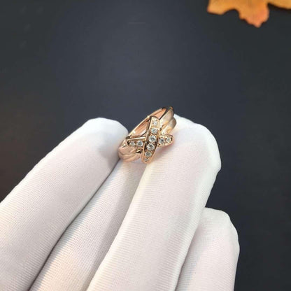 [moco jewelrys]PINK GOLD DIAMOND RING SET