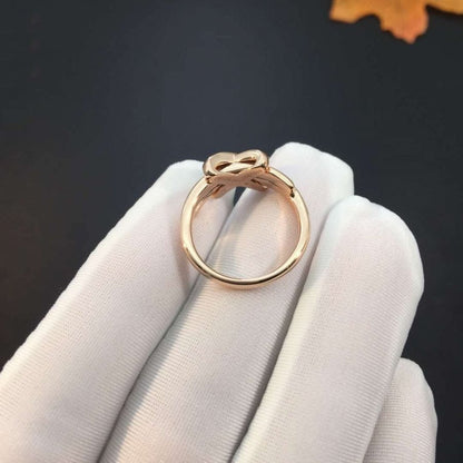 [moco jewelrys]PINK GOLD DIAMOND RING SET