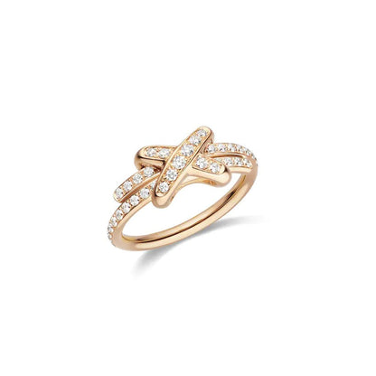 [moco jewelrys]JEUX DE RING PINK GOLD DIAMOND