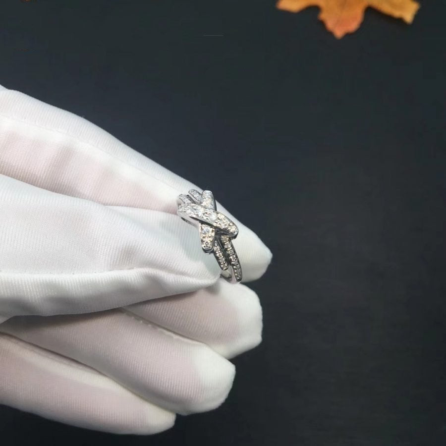 [moco jewelrys]SILBER DIAMANTENRING SET