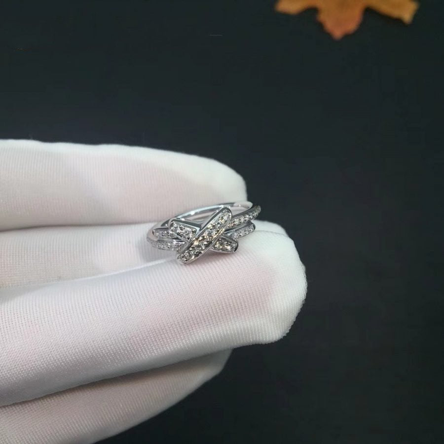 [moco jewelrys]SILBER DIAMANTENRING SET