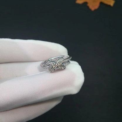 [moco jewelrys]SILBER DIAMANTENRING SET