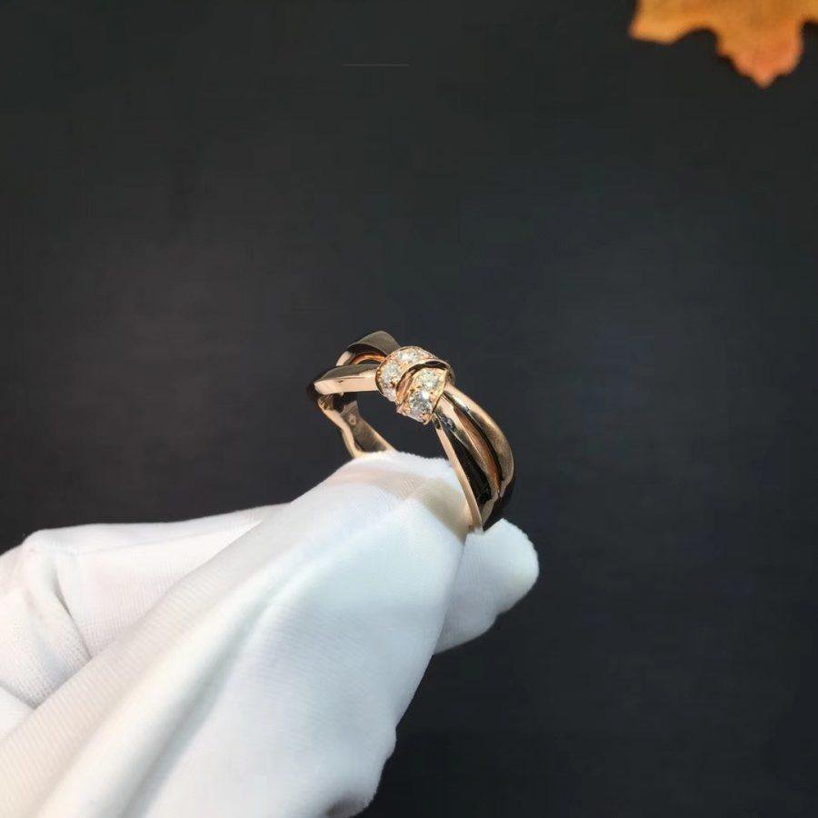 [moco jewelrys]LIENS RING PINK GOLD DIAMOND