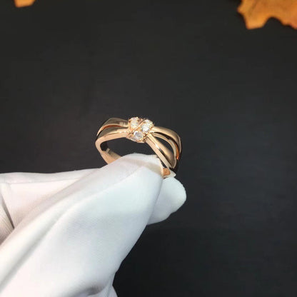 [moco jewelrys]LIENS RING PINK GOLD DIAMOND