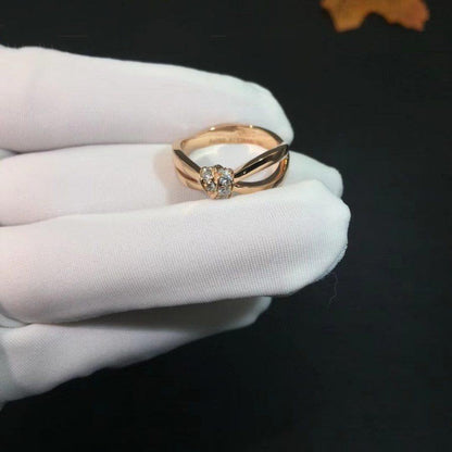 [moco jewelrys]LIENS RING PINK GOLD DIAMOND