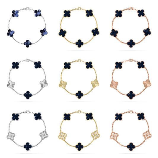 [Moco jewelrys]CLOVER 5 MOTIV PIETERSIT ARMBAND-KOLLEKTION