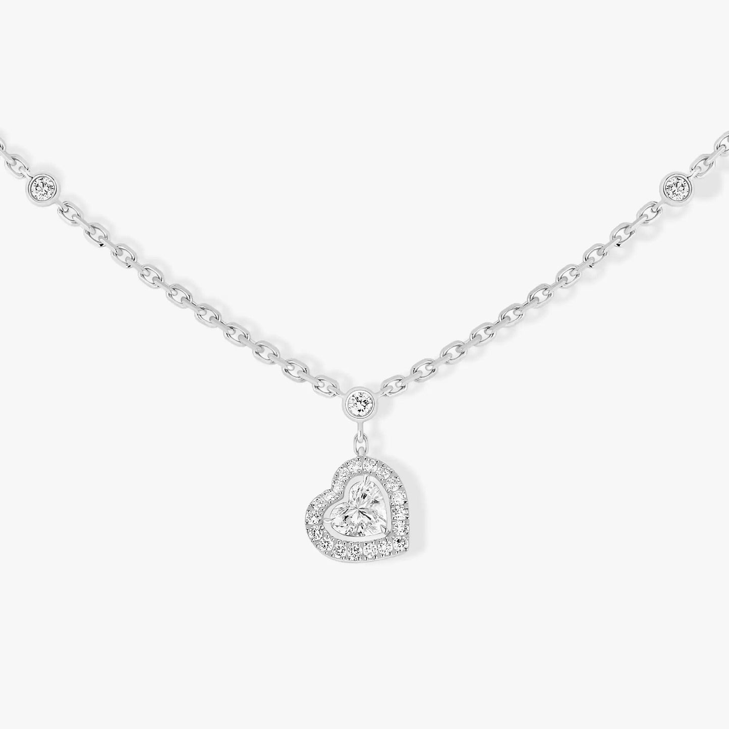 [ Moco ]JOY HEART DIAMOND NECKLACE