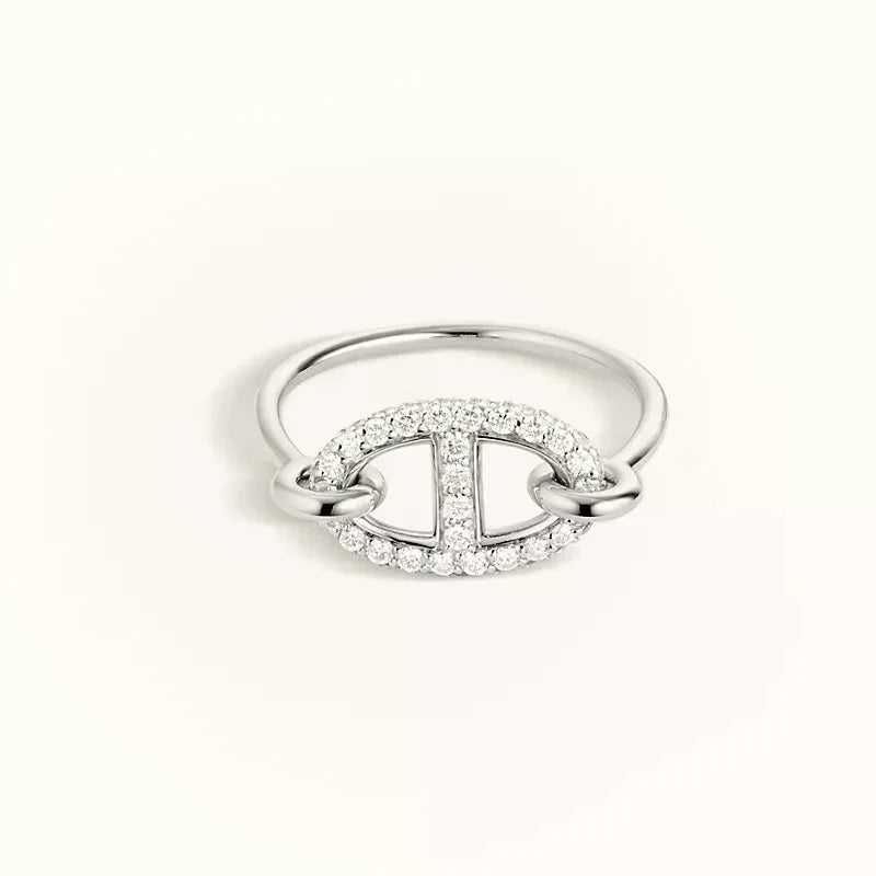 ¡®Moco¡¯RONDE SMALL SILVER DIAMOND RING